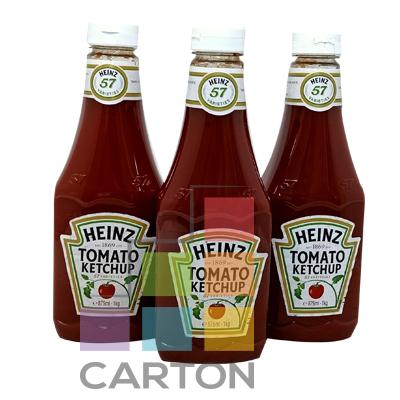 HEINZ TOMATO KETCHUP, TOP DOWN SQUEEZY 3*1KG